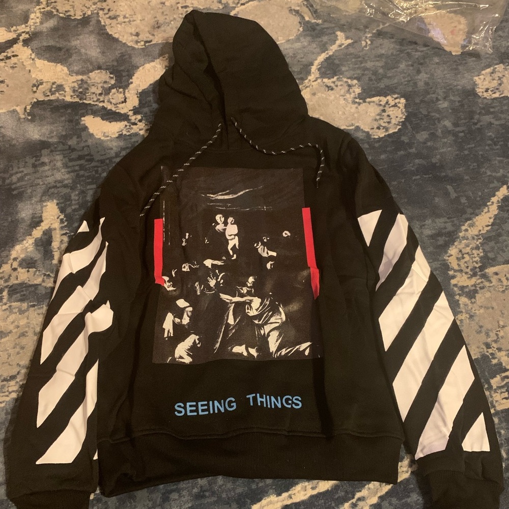 Off White brand Caravaggio hoodie